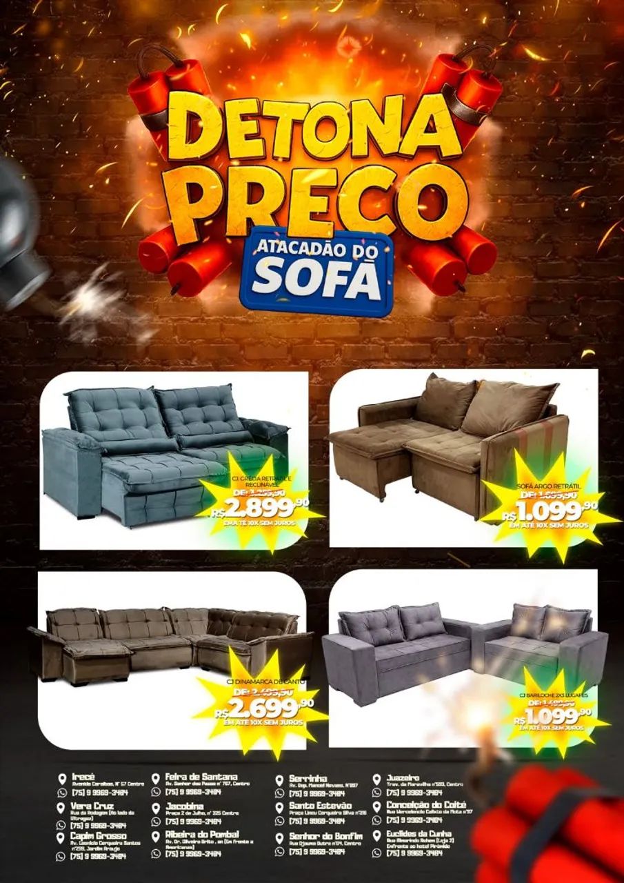 Sofás de fabrica 