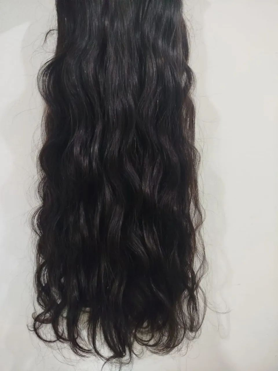 Mega hair cabelo indiano liga azul
