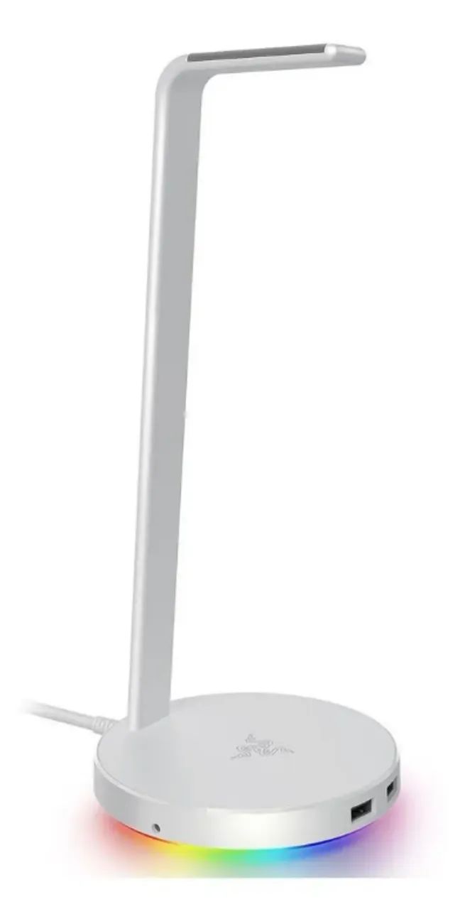 Suporte para Headset Razer Base Station V2 Chroma Branco - Foto 2