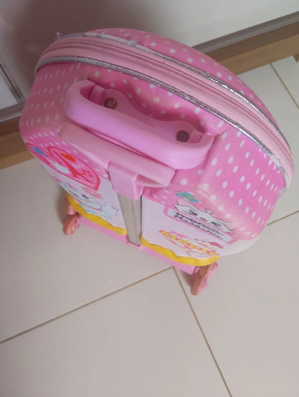Bolsa escolar gatinha marie carrinho  - Foto 5