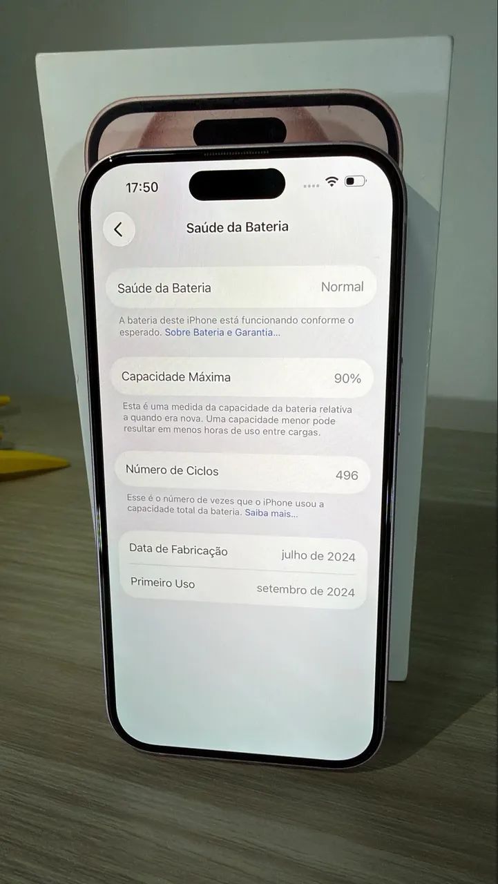 iPhone 15 Apple 128GB Rosa Excelente Estado - Foto 5