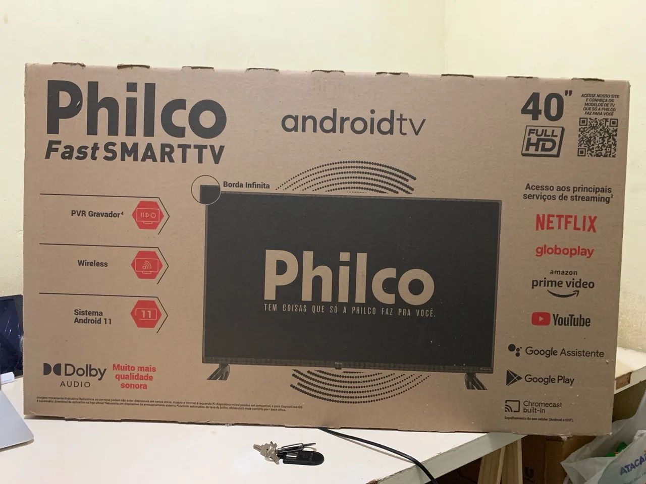 Smart tv Philco 40 polegadas full HD Nova algumas semana de uso - Foto 3