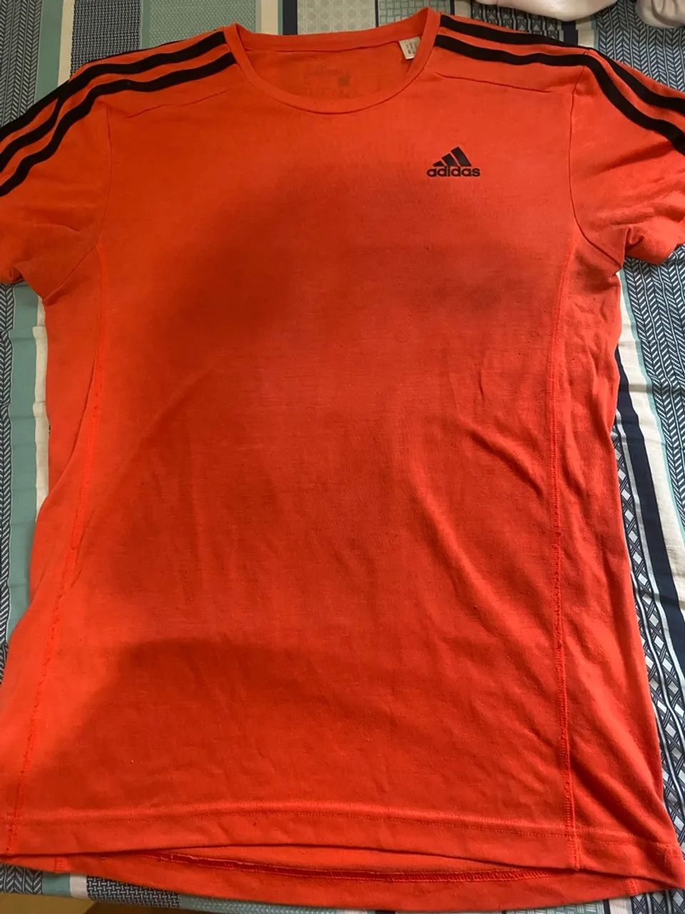 Camisa adidas laranja P original 