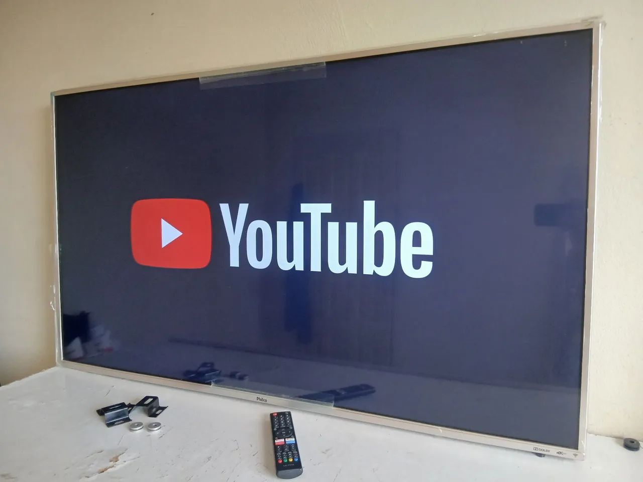 SMART TV GIGANTE 55 4K TODA NO PLÁSTICO  - Foto 3
