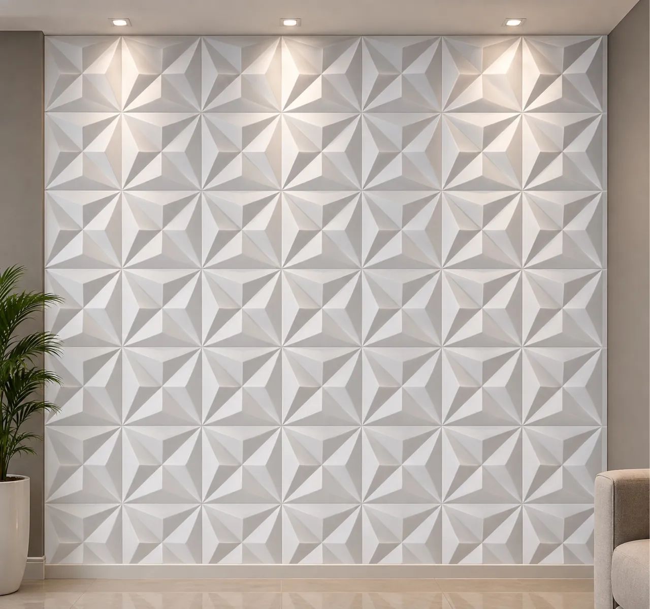 Placas de gesso 3D - Foto 4
