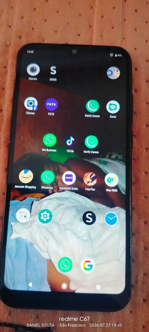 CELULAR MOTO G8PLUS BOM ESTADO DE CONSERVAÇÃO BATERIA 70%  