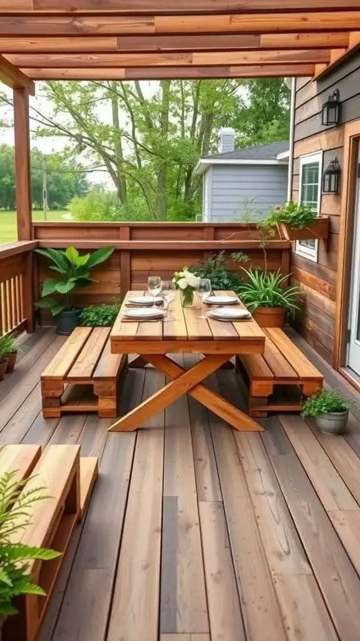 Ideias rústico para decoração de sua casa feito de paletes  - Foto 2