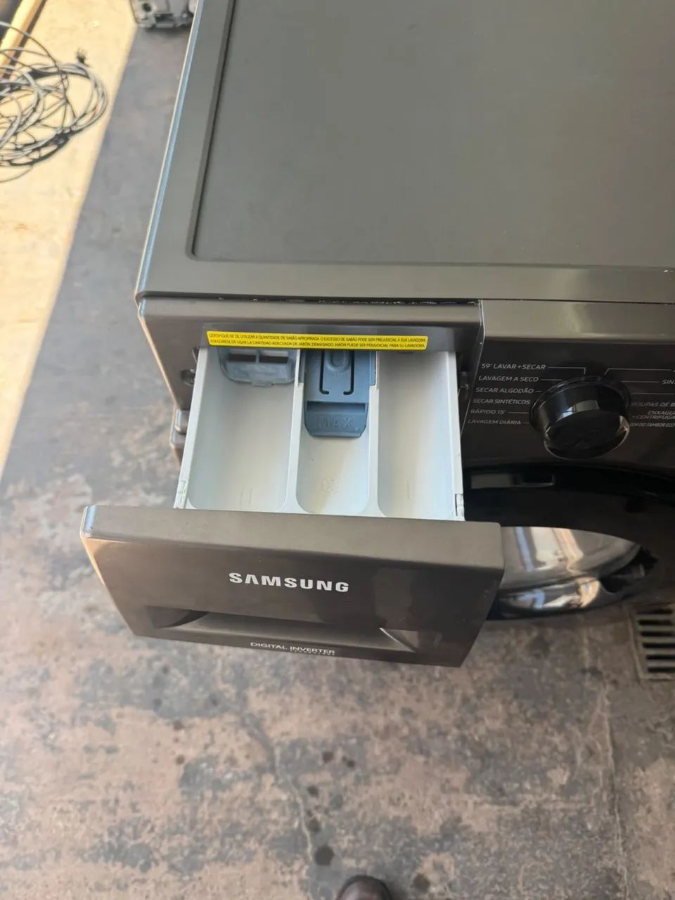 Lavadora lava e seca Samsung Semi Nova  - Foto 4