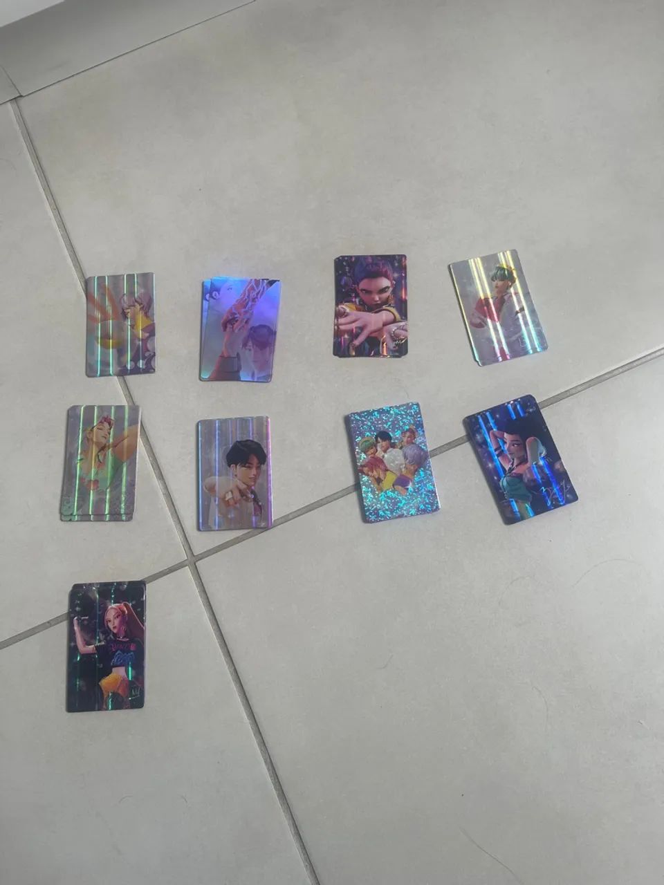 Cards guerreiras do kpop