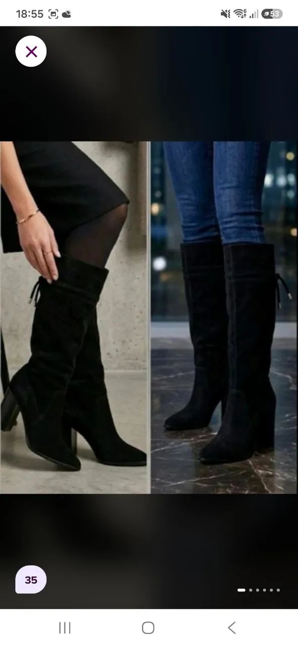 Bota Cano Alto Schutz 