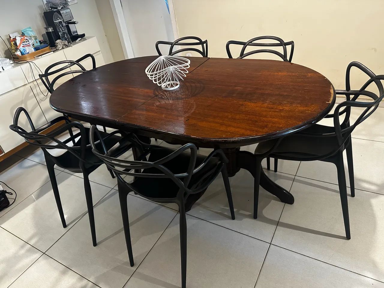 Mesa de Madeira Extensível - SÓ A MESA