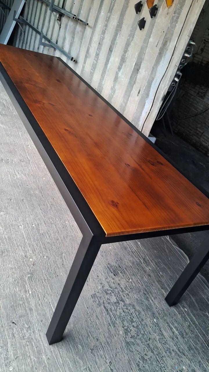 Mesa de jantar estilo industrial  - Foto 3
