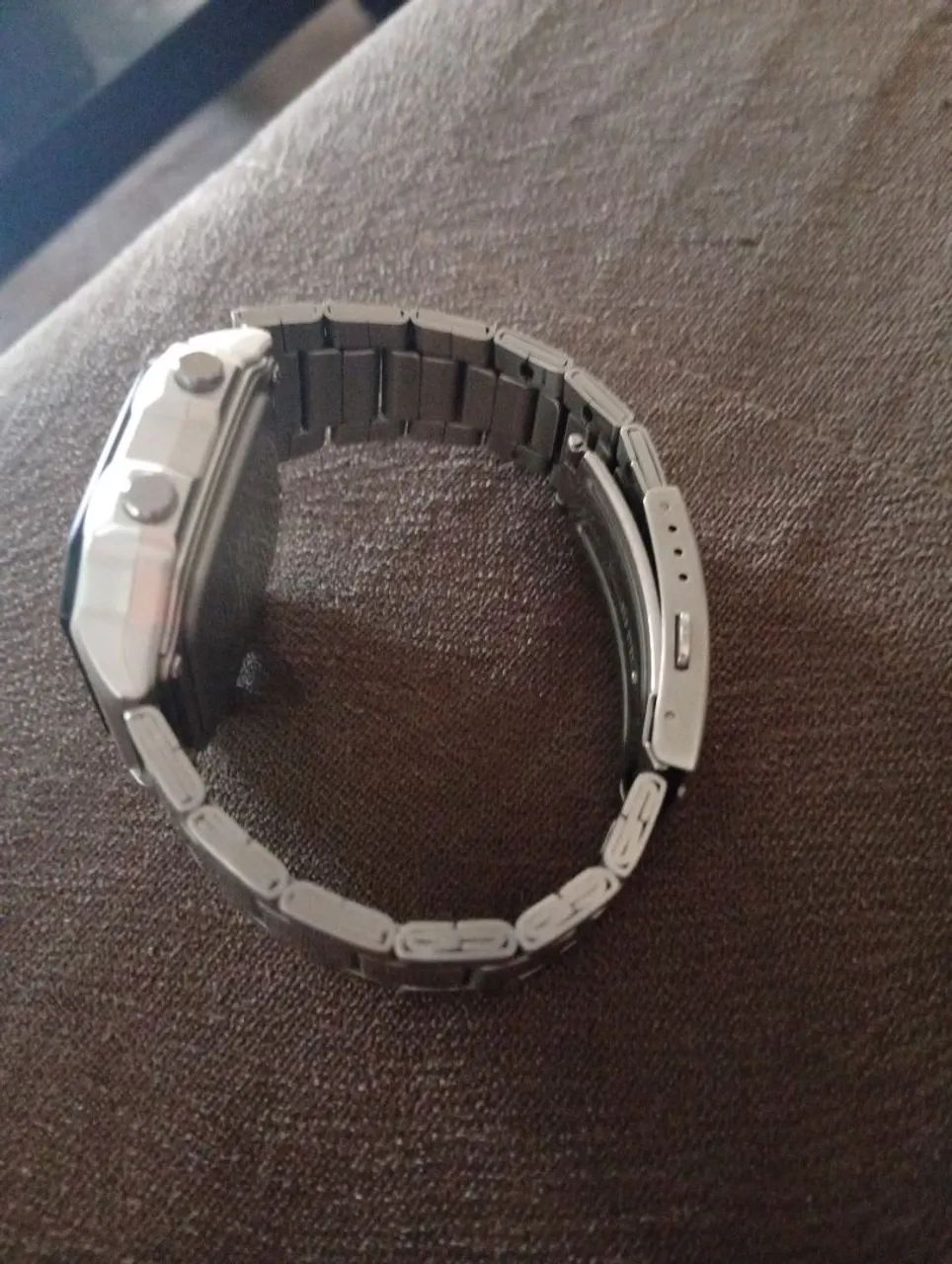 Relógio Casio world time prata - Foto 3