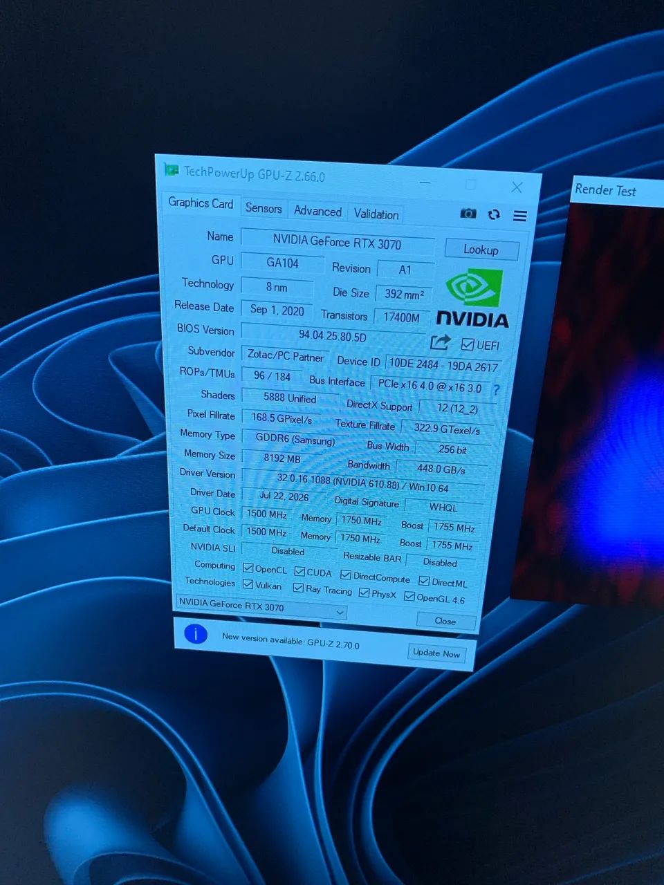 RTX 3070 8GB - Foto 2