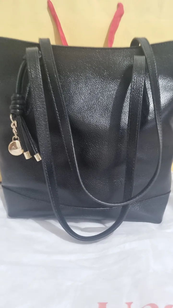 Bolsa de couro Usaflex elegante versátil  - Foto 2