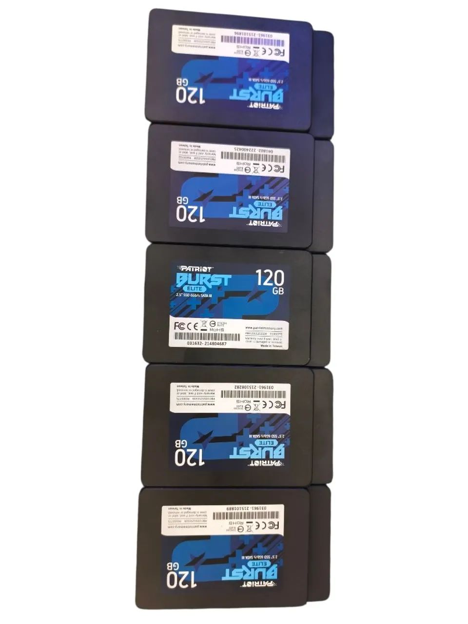10 SSD 120gb unidades