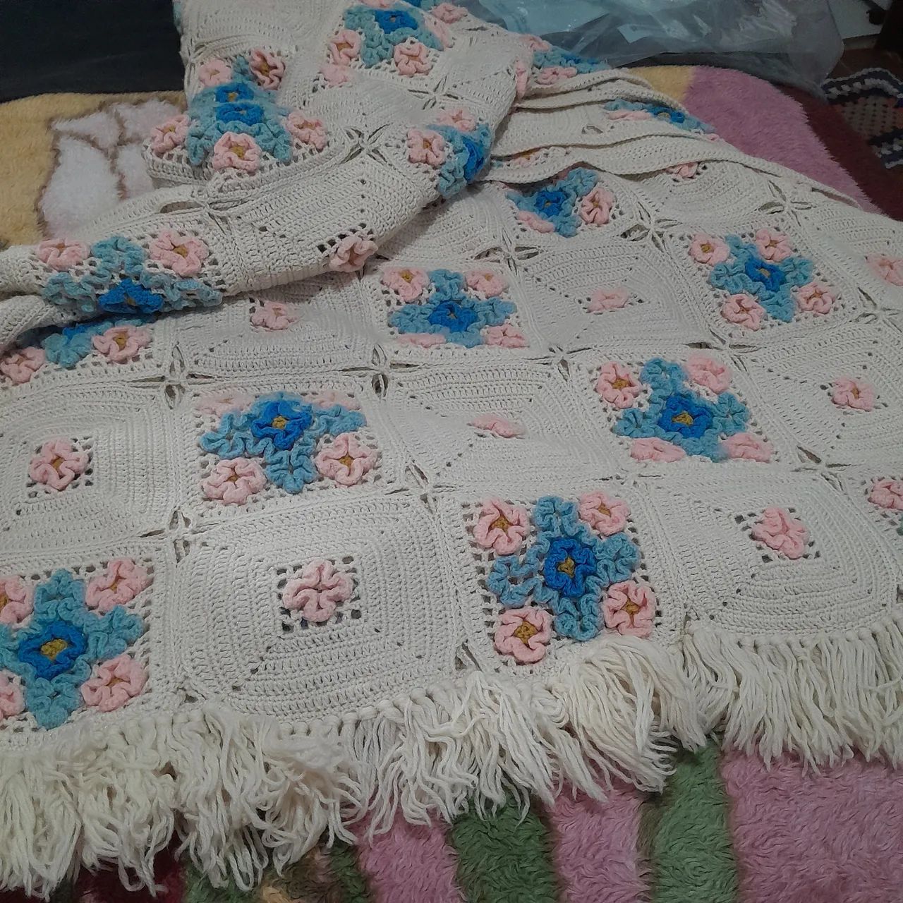 Colcha em crochê  - Foto 4