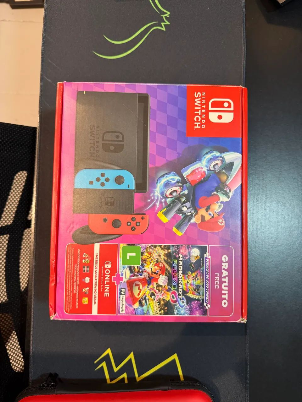 Nintendo Switch + その他多数 NINTENDO SWITCH COMPLETO+2JOY-CON+CONTROLE+256+JOGOS - Consoles de