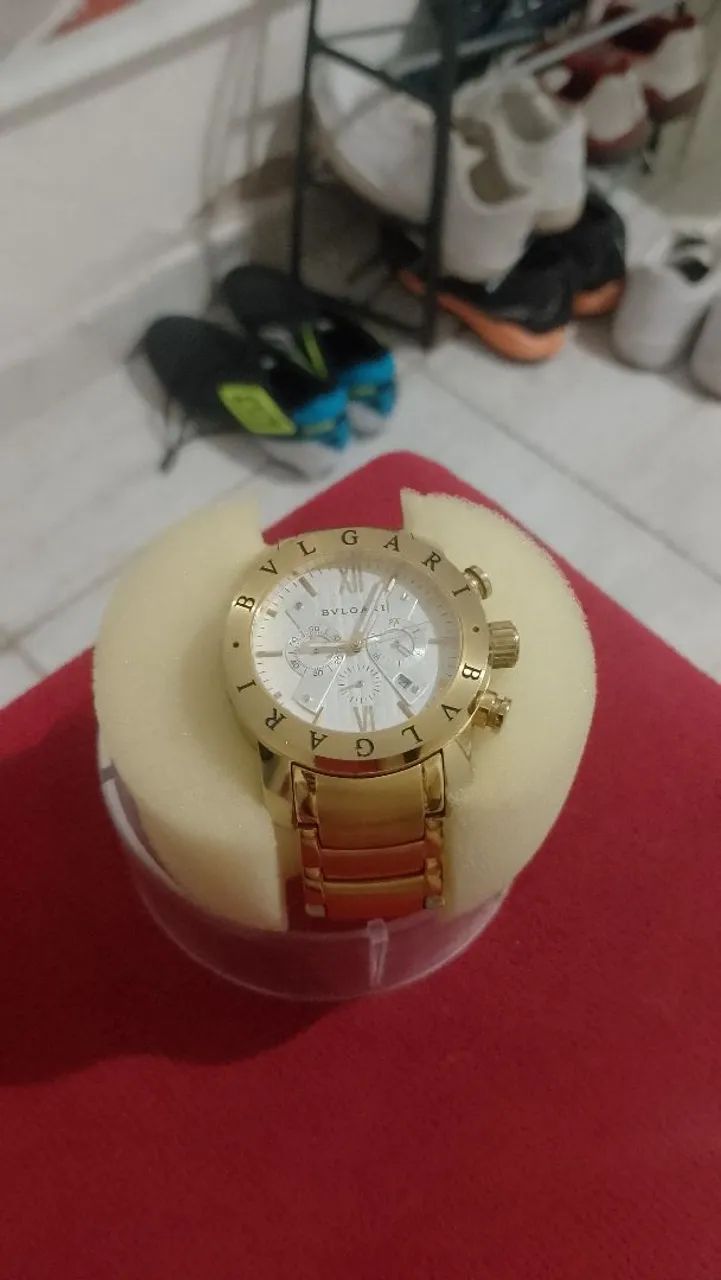 relógio de ouro da BVLGARI - Foto 3