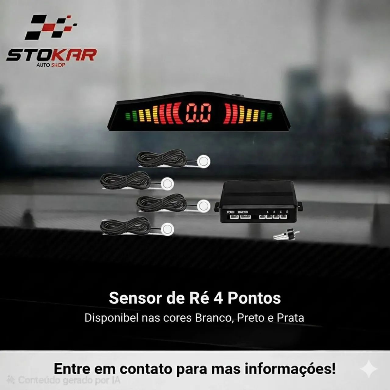 Sensor de ré / Estacionamento modelo normal