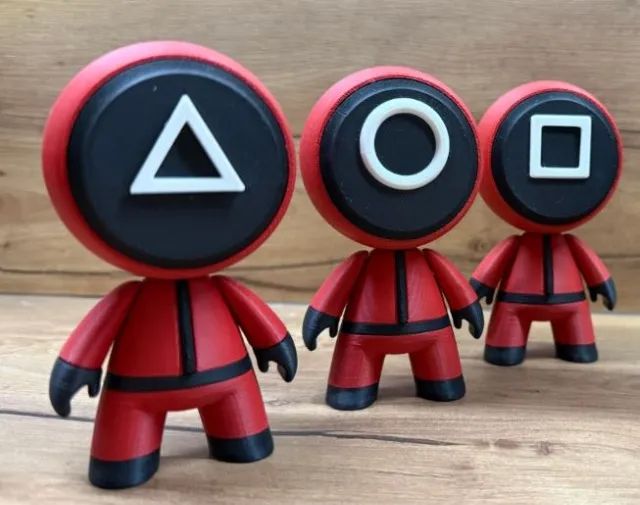 Kit bonecos Round 6 - Jogo da Lula