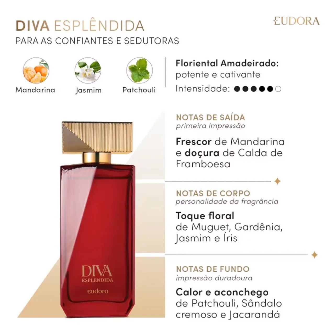 Perfume Eudora Diva novo sem caixa  - Foto 4