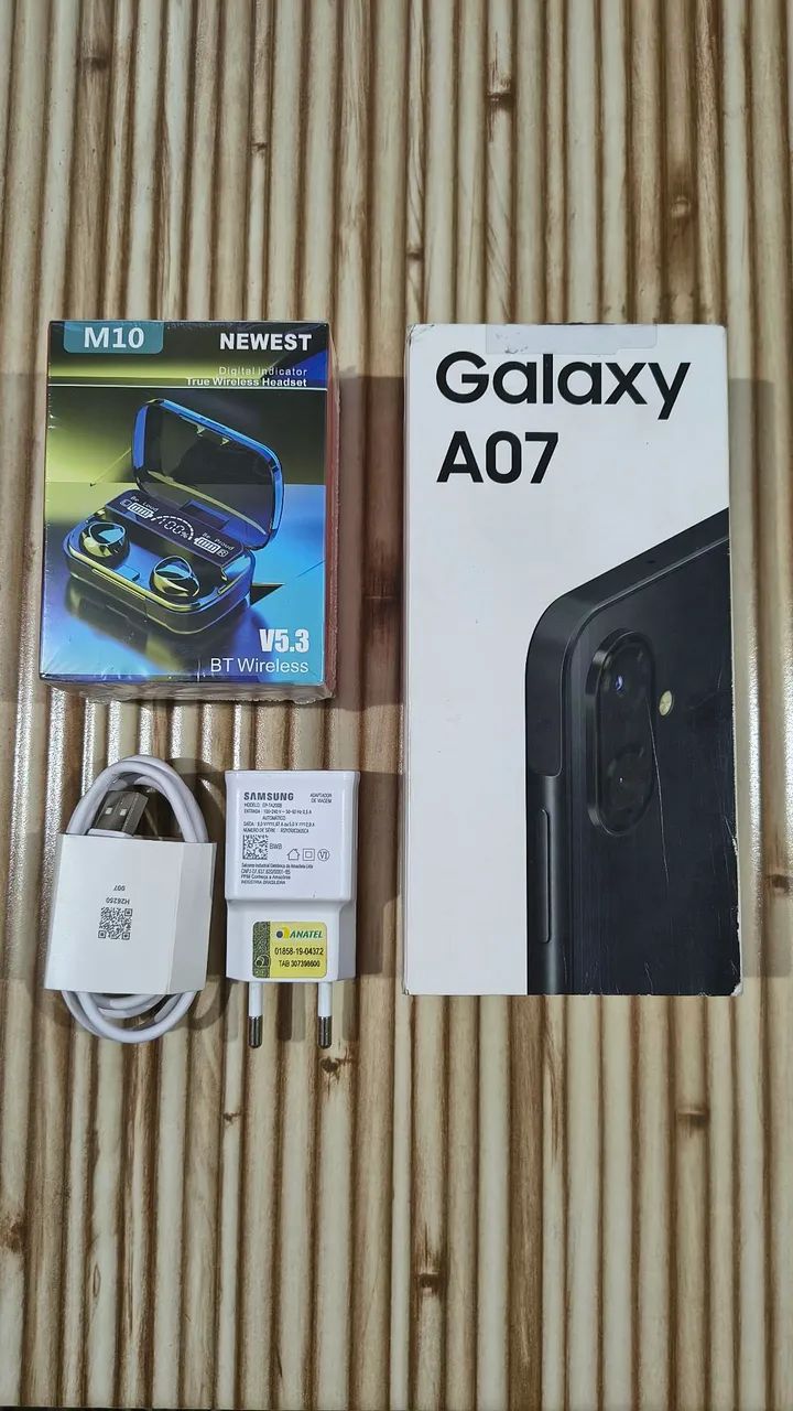 SAMSUNG GALAXY A07 256GB  Gloss Black LANÇAMENTO NA CAIXA - Foto 3