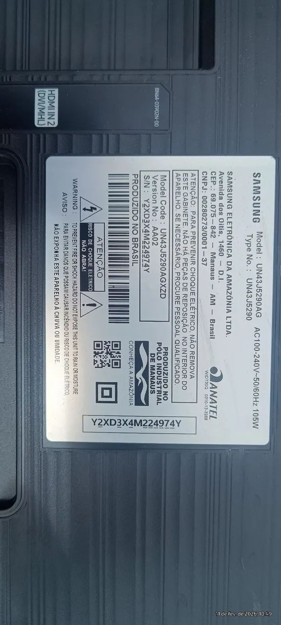 Peças tv Samsung praticamente nova - Foto 2