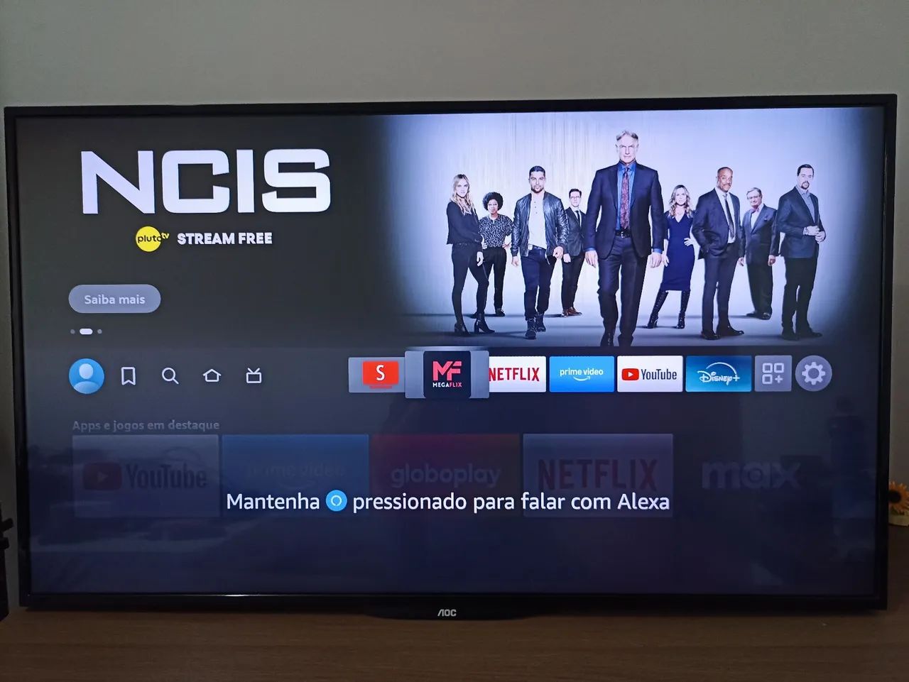 TV AOC 43 Polegadas com Alexa Integrada 