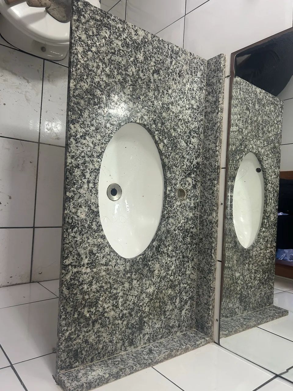Pia banheiro com bancada - Foto 2