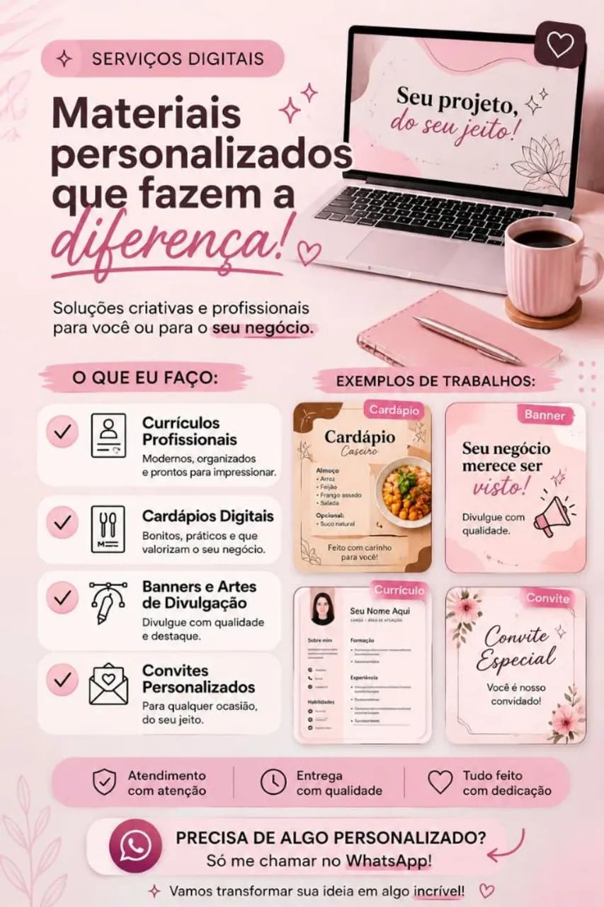 Criação de Artes Digitais, Convites e Designs - Foto 2