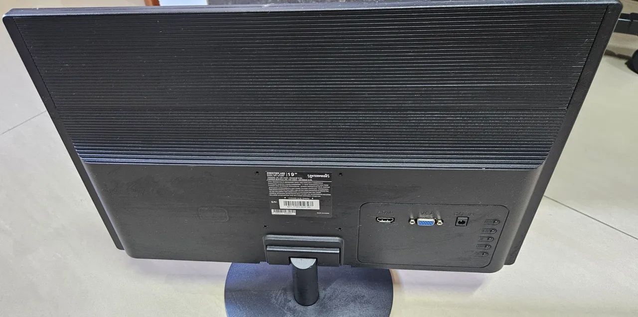 Monitor Led 19 Enterprise Widescreen Preto. - Foto 4