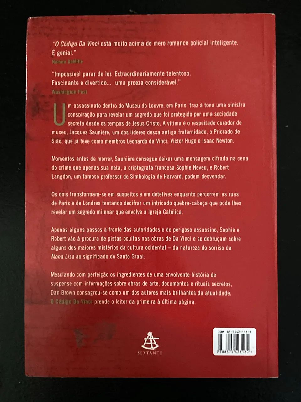 Livro O Código da Vinci - Dan Brown - Foto 3