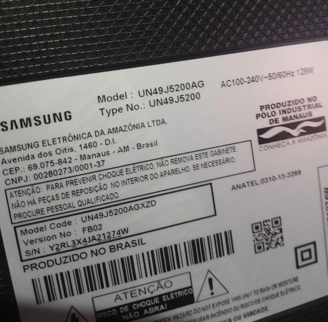 Tv Smart Samsung 49 COM DEFEITO - Foto 3