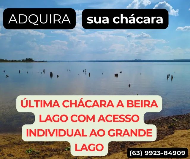 CHÁCARA COM ACESSO INDIVIDUAL AO GRANDE LAGO - Foto 3