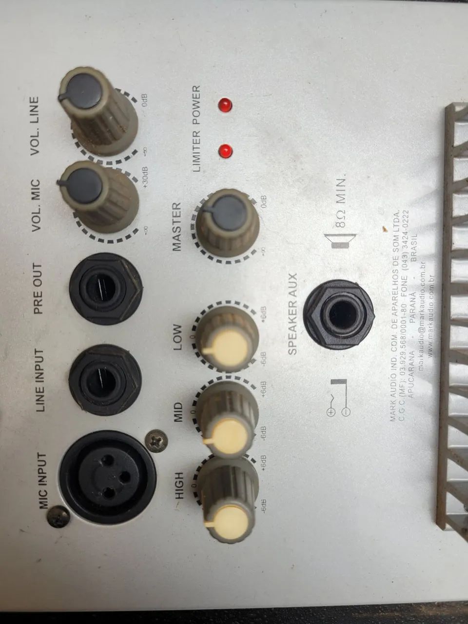 Caixa Amplificada Ativa Mark Audio CA500 - 150 RMS e Funcionando Perfeitamente - Foto 4