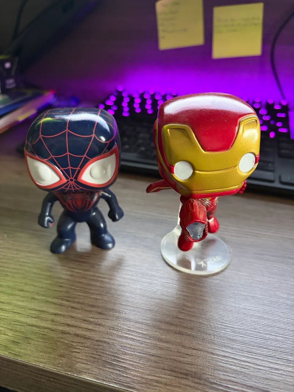 2 Funkos - Spider man + Iron man