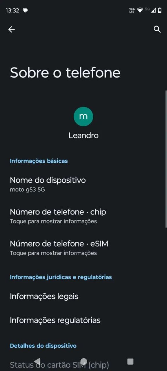 MotoG 53 trincado