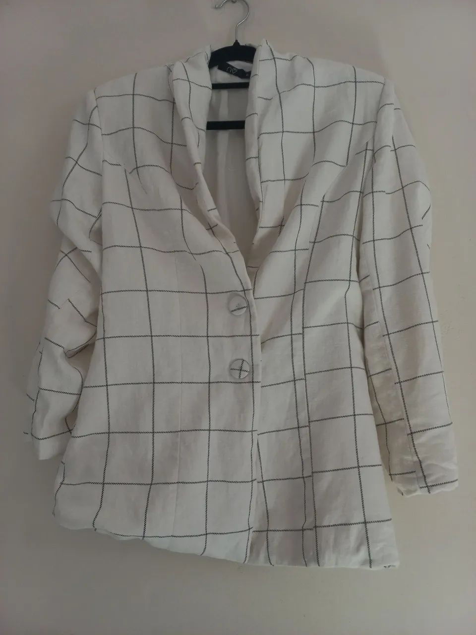 Blazer feminino em linho e viscose tamanho P - Foto 2
