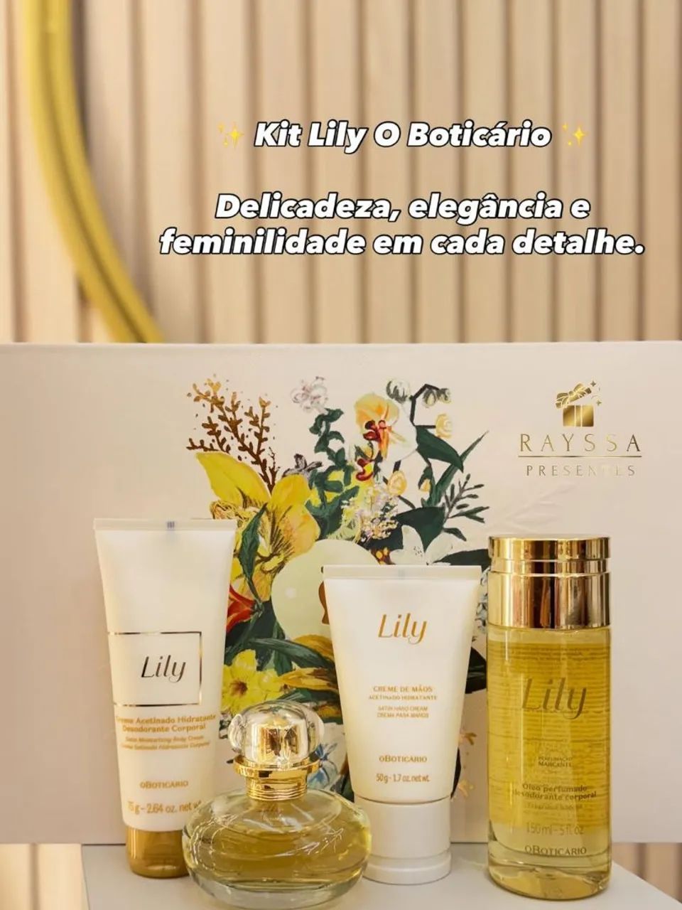 Kit Presente Lily (4 itens) - Foto 5