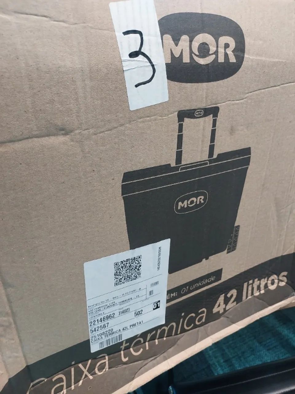 Caixa térmica / cooler 42L Mor - Foto 2