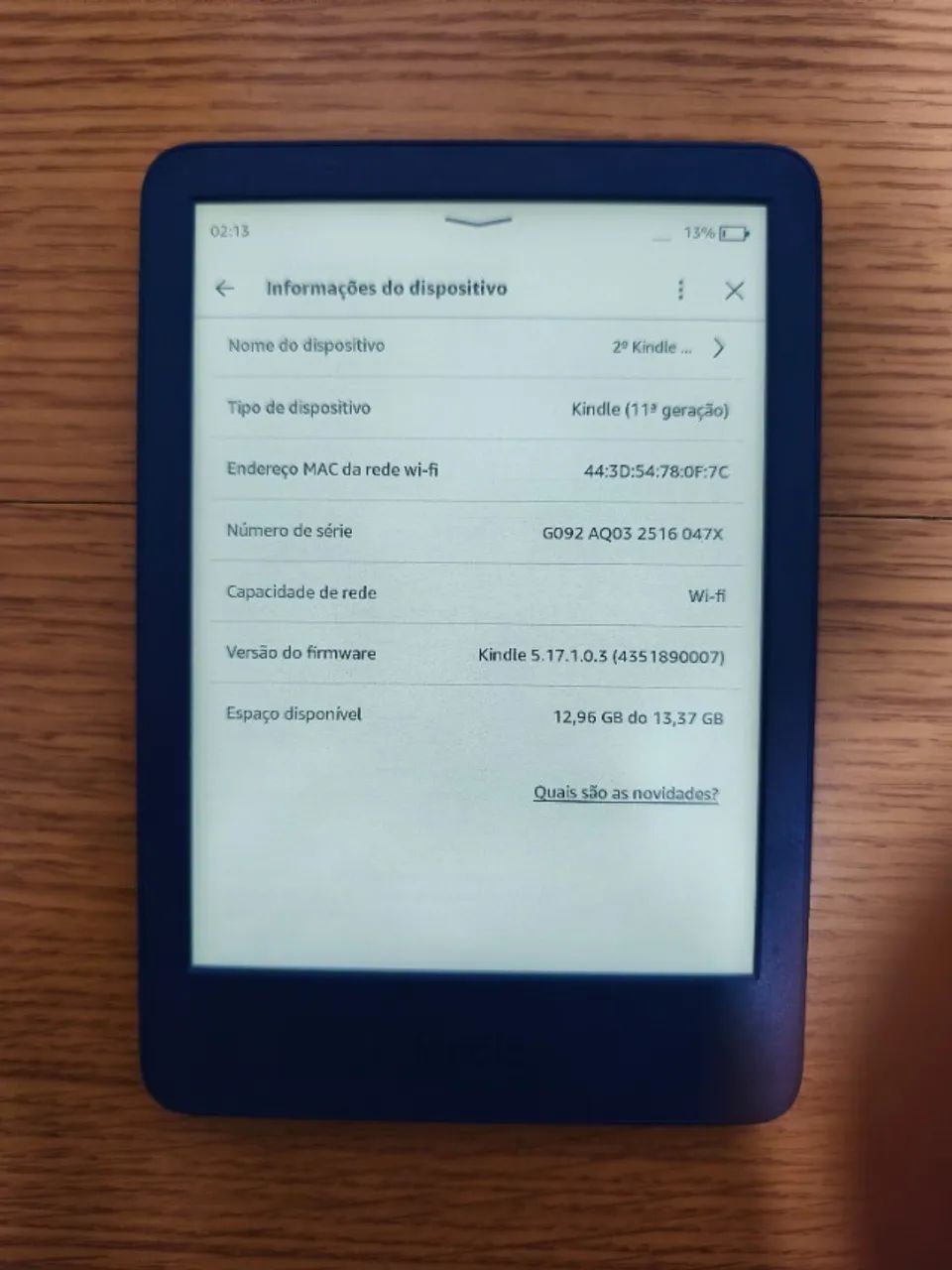 Amazon Kindle (11ª Geração) + Capa - Foto 3