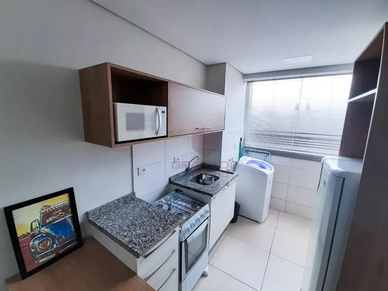 Apartamento de 1 quarto TODO mobiliado e equipado, pronto para morar. Área de lazer com pi - Foto 4