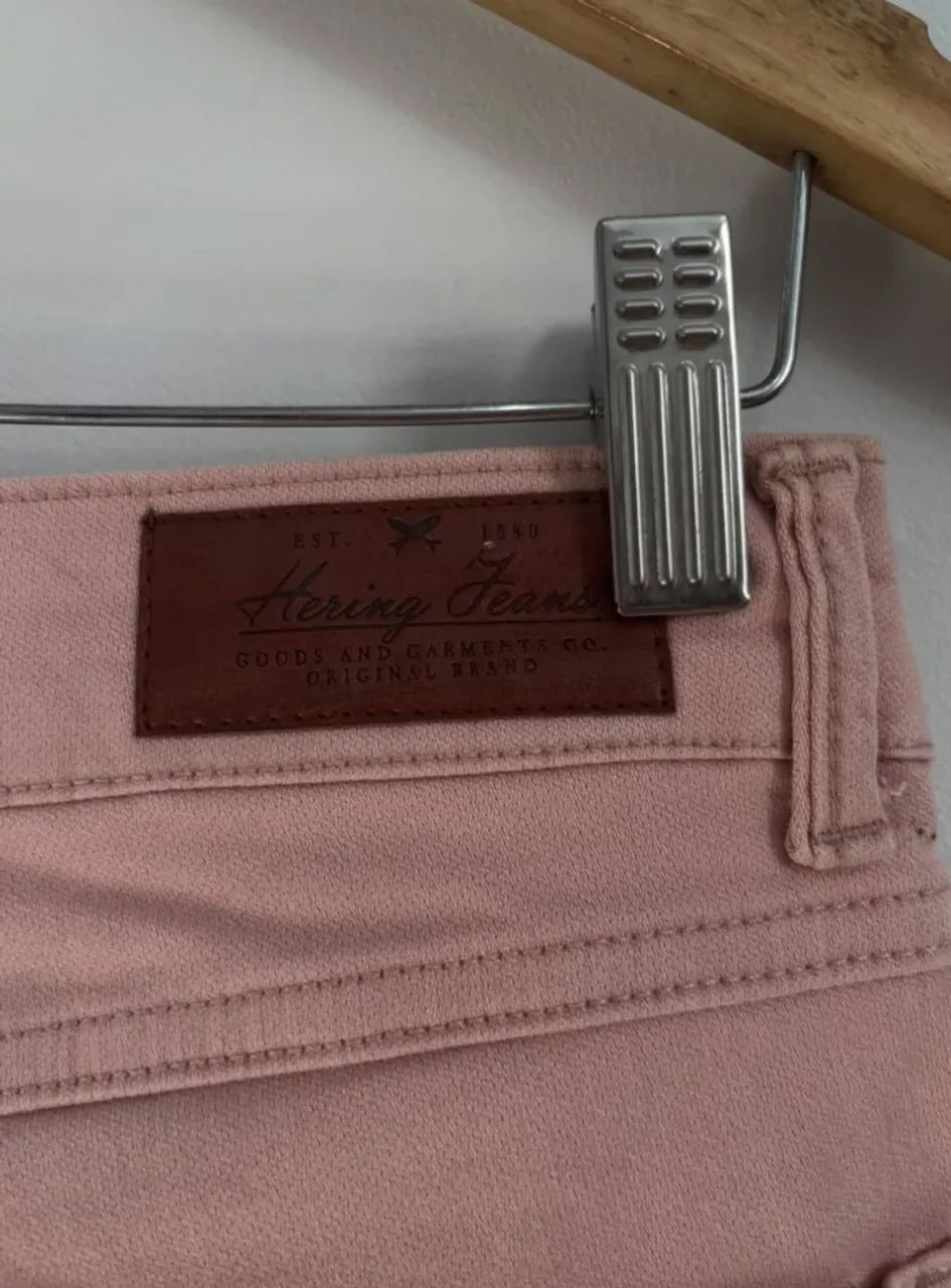 Calça Jeans Rosa Claro da Hering TAM 42 - Foto 5