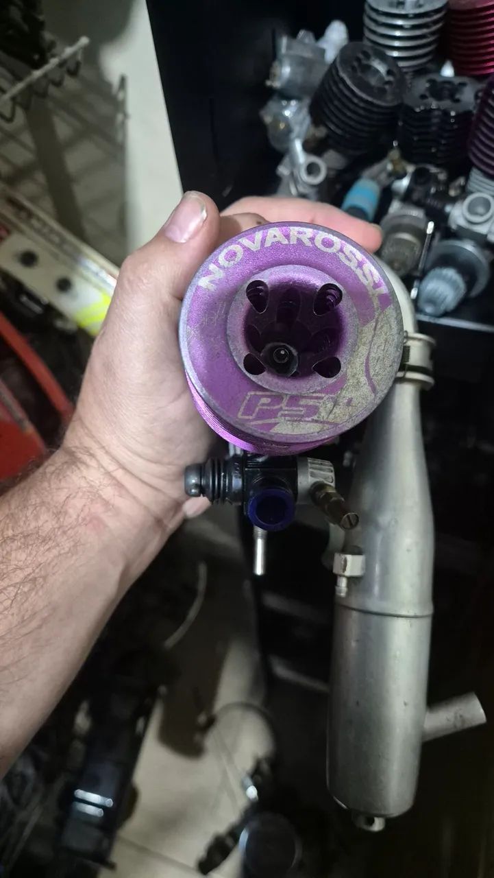 Rc Automodelo Motor Nova Rossi .21 Excelente compressão 