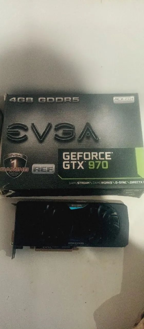  GTX 970 EVGA com defeito 
