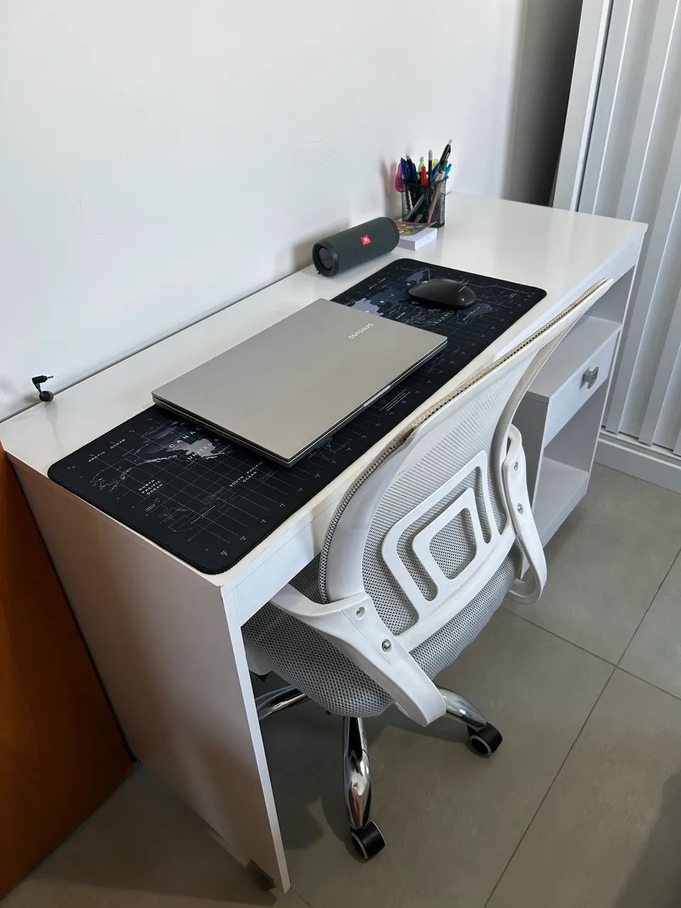 Mesa + cadeira escritório computador notebook - Foto 3