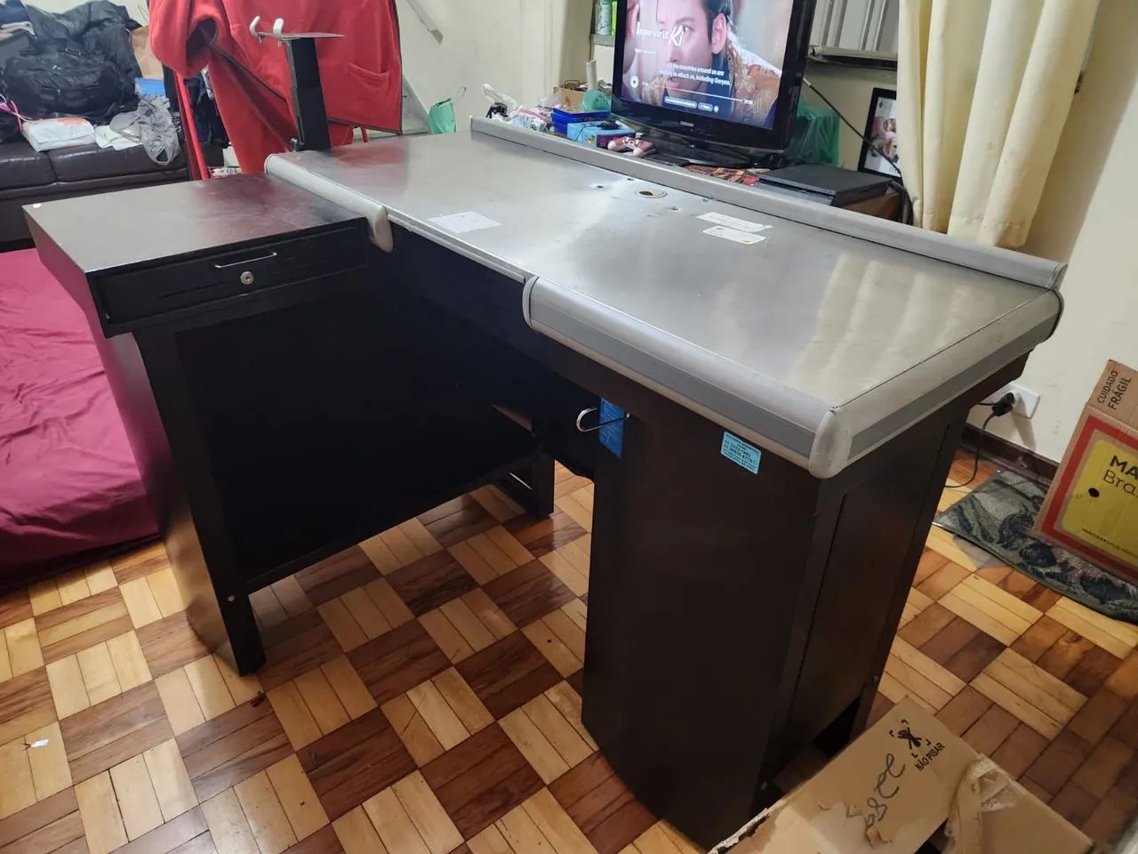 Bancada caixa para mercados ou supermercado. - Foto 3