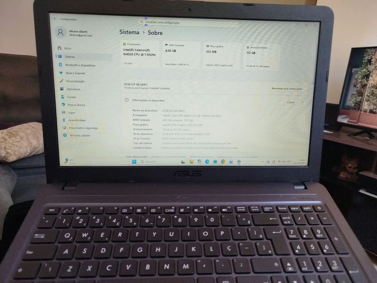 Vendo notebook asus  - Foto 3