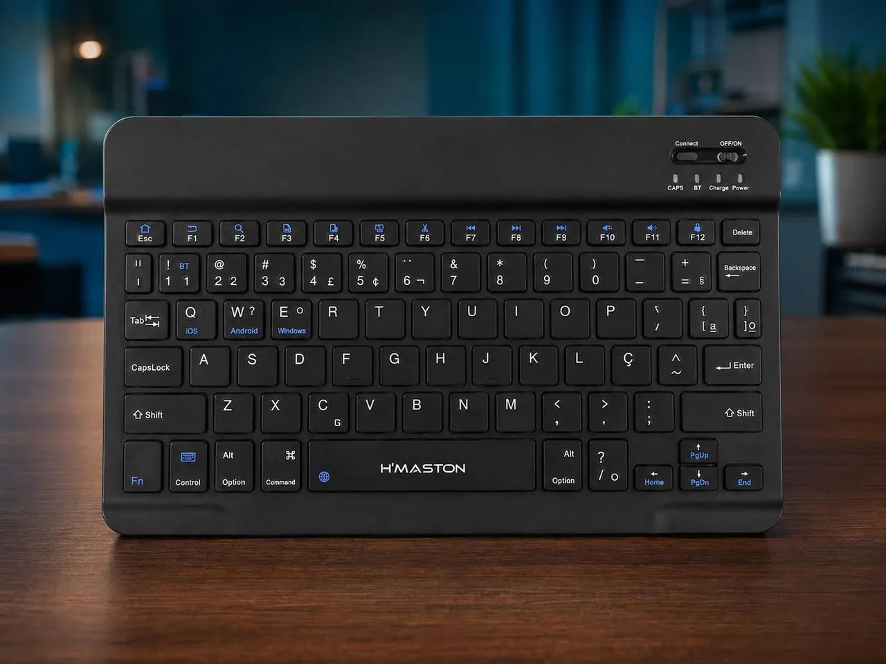 Teclado Bluetooth HMaston JP104 para Celular e Tablet